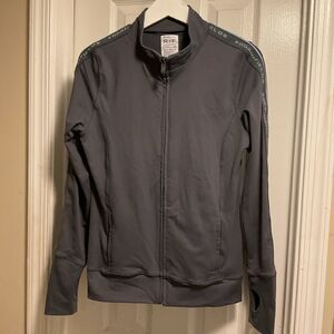 Rodman + Fields training fitted athletic comfy stretchy lounge jacket sz.M